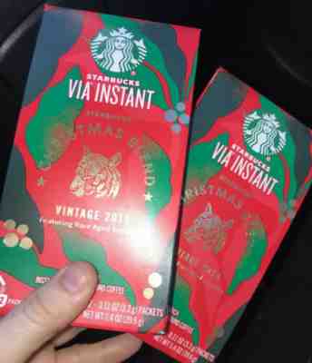 Starbucks Christmas Blend Via 2019 New Lot Set Rare Sumatra Instant - Sold on eBay Jan, 30th 2020 for $18.00