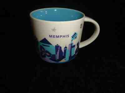 Starbucks Memphis You Are Here Collection Coffee Mug 14 oz. Cup 2015 - FREE SHIP - Sold on eBay Jan, 30th 2020 for $29.99