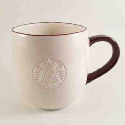 Starbucks Coffee Mug Purple White Etched Mermaid 14Oz Logo  Cup 2014 - Sold on eBay Jan, 30th 2020 for $16.96