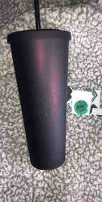NEW *RARE* STARBUCKS FALL HALLOWEEN 2019 PURPLE BLACK CHERRY TUMBLER CUP + 20$gc - Sold on eBay Feb, 2nd 2020 for $84.99
