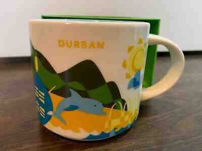 STARBUCKS 2017 DURBAN SOUTH AFRICA YOU ARE HERE 14 oz MUG - NIB / NWT