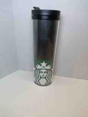 2011 Starbucks Plastic Travel Tumbler Coffee Mug Black Green 20 oz Free Shipping - Sold on eBay Feb, 2nd 2020 for $15.99