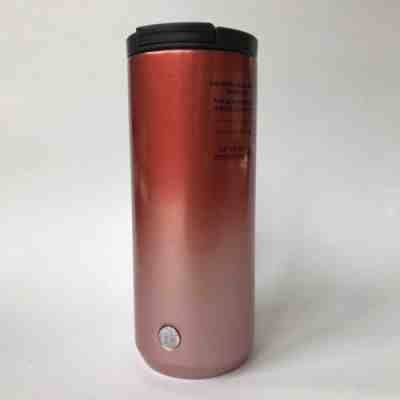*NEW* Starbucks Red Silver Ombre Glitter 12 oz Stainless Steel Tumbler Valentine - Sold on eBay Feb, 2nd 2020 for $28.99