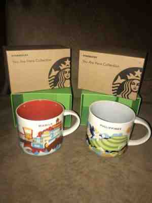 Starbucks You Are Here Manila & Philippines 14 Oz Mug (YAH) - Sold on eBay Feb, 1st 2020 for $49.99