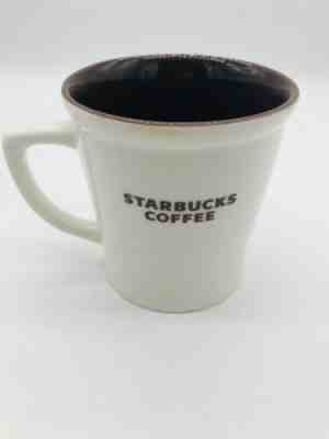 Starbucks Coffee Company Mug  Cup 2009 16 oz Cream With Brown Interior - Sold on eBay Feb, 1st 2020 for $16.87
