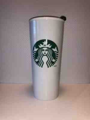 Starbucks Tall 16 oz Travel Coffee Mug with Lid Mermaid~Siren Logo  - Sold on eBay Feb, 1st 2020 for $17.50