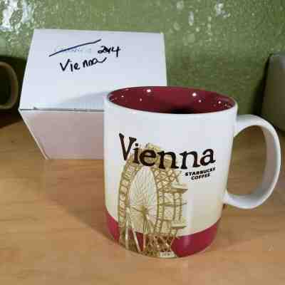 [NIB & NWT] Starbucks Coffee Mug VIENNA Global City Icon Collector Series D/C - Sold on eBay Feb, 1st 2020 for $54.95