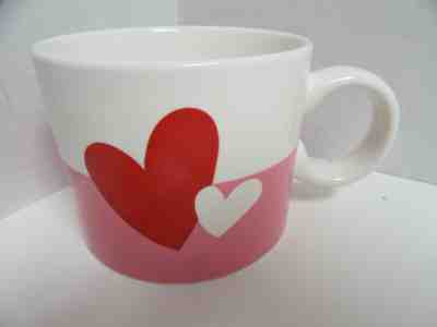 Starbucks 2019 Valentines Heart Mug Red White Pink Stripe 12 oz Love  - Sold on eBay Feb, 1st 2020 for $17.99