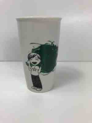 Starbucks Coffee Mug 2015 Tumbler Green Dot Collection Kids Finger Paints 12 oz - Sold on eBay Feb, 1st 2020 for $15.30