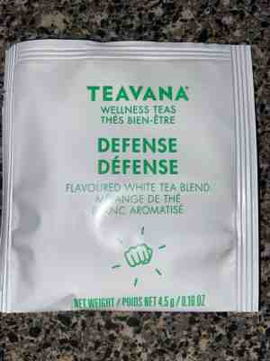Starbucks Teavana DEFENSE Tea Bags 12 Sachets New Individually Sealed Exp 11/20 - Sold on eBay Feb, 1st 2020 for $19.95