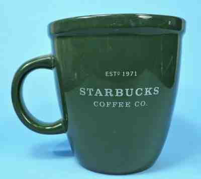 STARBUCKS 2007 DARK GREEN ABBEY MUG (MINT) - Sold on eBay Feb, 1st 2020 for $19.99