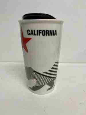 Rare 2015 California Bear Starbucks Collectible Coffee Travel Mug 12oz Ceramic - Sold on eBay Feb, 1st 2020 for $28.49