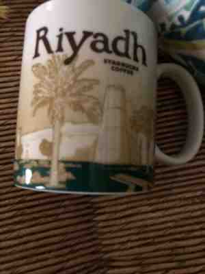 New Starbucks icon mug cup 16oz Riyadh Saudi Arabia 2012 World discontinued  - Sold on eBay Feb, 1st 2020 for $29.99