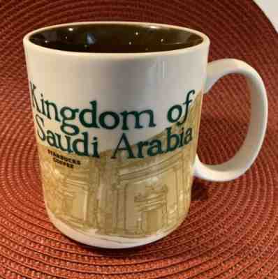 Starbucks Coffee Mug KINGDOM OF SAUDI ARABIA 16 OZ Icon Series 2013  - Sold on eBay Feb, 1st 2020 for $29.99