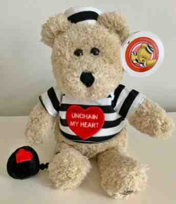 Starbucks Bearista Bear Unchain My Heart 2003 24 Edition Valentine Plush w/ Tags - Sold on eBay Feb, 1st 2020 for $17.99