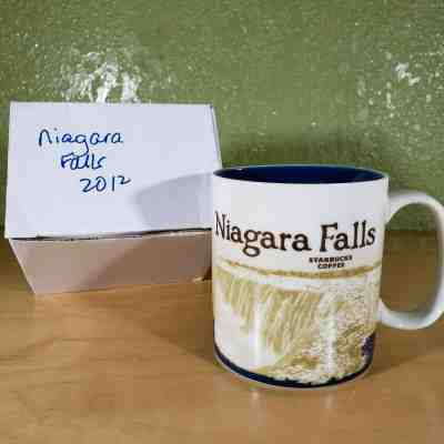 [NIB & NWT] Starbucks Coffee Mug NIAGARA FALLS Global City Icon Collector Series - Sold on eBay Feb, 1st 2020 for $44.95