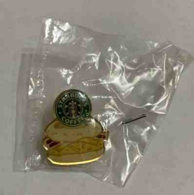 Starbucks Sealed Old Logo Breakfast Sandwich Sales Pin - Sold on eBay Feb, 1st 2020 for $19.99