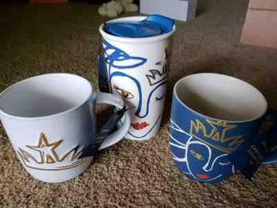 Starbucks Christmas Anniversary Gift Set 2016 Limited Edition Traveler and Mugs - Sold on eBay Feb, 1st 2020 for $129.00