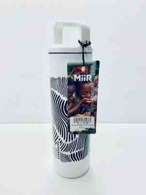 Starbucks Miir 20 oz Vacuum Insulated Zebra Stripe Water Bottle Stainless Steel - Sold on eBay Feb, 1st 2020 for $49.99
