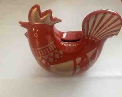 Starbucks Coffee Year Of The Rooster Coin Bank Chinese New Year w/ Original Box - Sold on eBay Feb, 1st 2020 for $150.00
