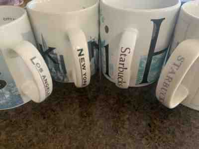 Starbucks Mugs city collection skyline series  - Sold on eBay Jan, 31st 2020 for $39.99