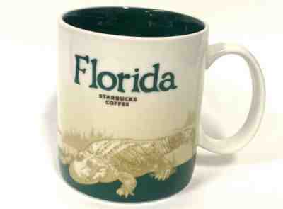 Starbucks Coffee Florida Global Icon Collector Series Mug 2010 Alligator 16 Oz - Sold on eBay Jan, 31st 2020 for $29.00