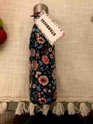 Swell Starbucks Liberty of London D’Anjo Noir Bottle 17 oz Black Pink Blue White - Sold on eBay Jan, 31st 2020 for $49.99