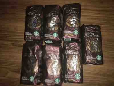 Lot Of 7! New Sealed Starbucks Decaf Sumatra Whole Bean 1LB Coffee... - Sold on eBay Jan, 31st 2020 for $80.00