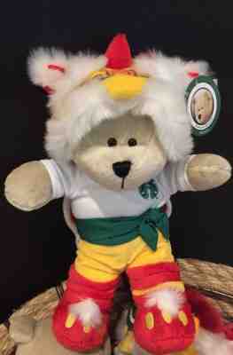 STARBUCKS Coffee Chinese Kung Fu Lion Dance Bearista Bear - HONG KONG LIMITED  - Sold on eBay Jan, 31st 2020 for $33.99