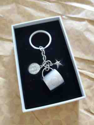 Starbucks Korea Siren Mug Keychain Silver Limited Edition - Sold on eBay Jan, 31st 2020 for $21.00