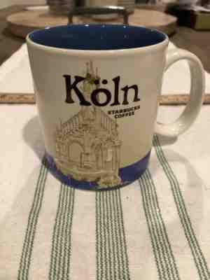 Rare Starbucks Koln Cologne Global Icon City Collector Coffee Mug Cup 16 Oz - Sold on eBay Jan, 31st 2020 for $24.00
