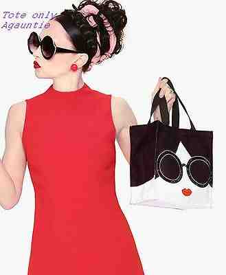 US SELLER - New Starbucks 2017 Alice + Olivia Tote Bag With Black Crystal No Mug - Sold on eBay Jan, 31st 2020 for $43.88