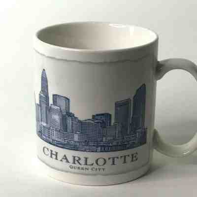 Starbucks Coffee Mug Cup 2007 Charlotte Queen City North Carolina 18 Oz - NEW - Sold on eBay Jan, 31st 2020 for $23.96