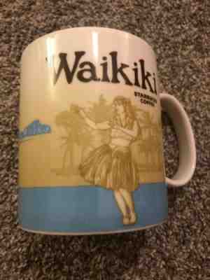 Starbucks Ceramic Mug 2009 16 fl oz Waikiki Hawaii - Sold on eBay Jan, 31st 2020 for $39.95