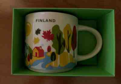 STARBUCKS YAH You Are Here Finland MUG 14 oz  Limited edition with sku - Sold on eBay Jan, 31st 2020 for $49.99