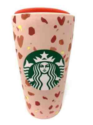 Starbucks Valentines Day Pink Heart Tumbler Limited Edition 12 oz. FREE SHIPPING - Sold on eBay Jan, 30th 2020 for $20.00