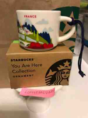 Starbucks YAH Ornament, FRANCE YOU ARE HERE 2 oz. - Sold on eBay Jan, 30th 2020 for $34.95