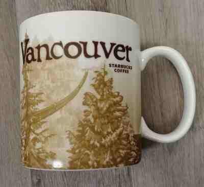 Vancouver 2009 Brown Starbucks Coffee Mug Cup Collector Series Global Icon 16 oz - Sold on eBay Feb, 3rd 2020 for $31.99