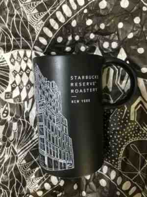 Starbucks Reserve Roastery New York City Black 10 oz Illustration Mug 2018 NYC - Sold on eBay Feb, 2nd 2020 for $45.00