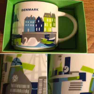 Starbucks You Are Here Coffee Cup Denmark Yah Mug NIB - Sold on eBay Feb, 2nd 2020 for $54.99