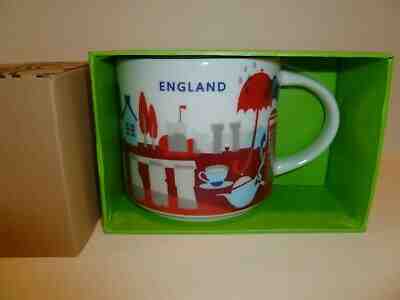 New in box Starbucks England Great Britain You are Here Mug Cup YAH 14 oz - Sold on eBay Feb, 2nd 2020 for $37.95