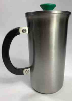 Starbucks French Press Coffee Maker Brushed Stainless W/ Black Handle Green Knob - Sold on eBay Feb, 2nd 2020 for $28.49