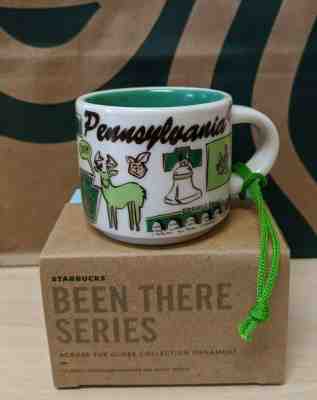 Starbucks Pennsylvania Been There Collection ORNAMENT Demi Mug 2 fl oz  - Sold on eBay Feb, 2nd 2020 for $24.50