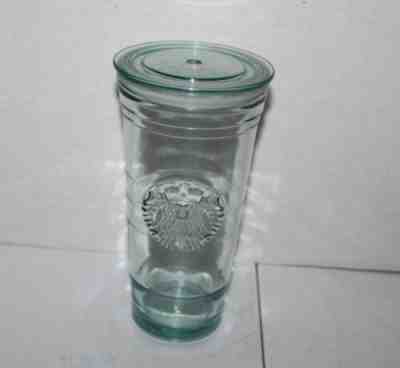 Starbucks Venti Cold to Go Glass Tumbler 20 oz with Lid No Straw - Sold on eBay Feb, 2nd 2020 for $50.00