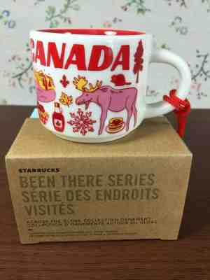 Starbucks Been There Series CANADA 2 oz Ornament Demitasse Cup 2019 Globe Mini - Sold on eBay Feb, 2nd 2020 for $24.00