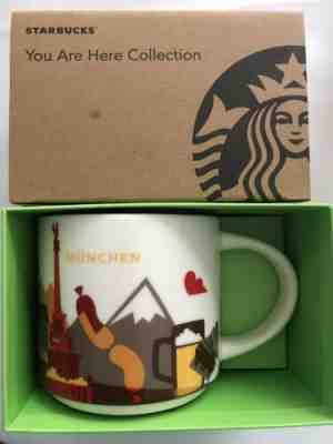 Starbucks Coffee 14oz mug Munich München Germany YAH You Are Here w/STAINED BOX - Sold on eBay Feb, 2nd 2020 for $24.95
