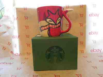 New STARBUCKS 2016 Christmas Holiday 12 OZ MUG  FOX Brand New With Box &Tags! - Sold on eBay Feb, 2nd 2020 for $27.99