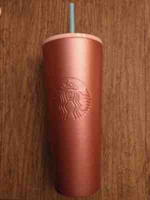 NEW STARBUCKS  HOLIDAY COLD CUP PINK OMBRÉ STAINLESS STEEL TUMBLER 24 fl oz - Sold on eBay Feb, 2nd 2020 for $20.99