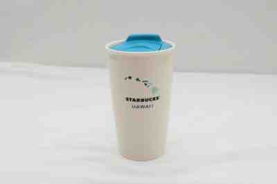 Starbucks Hawaii Ceramic Travel Tumbler Mug Hawaiian Islands 2014 Lid 12oz - Sold on eBay Feb, 2nd 2020 for $24.67