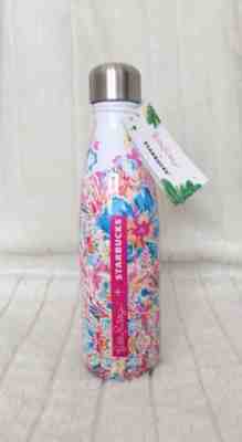 LILLY PULITZER Starbucks Lily S'WELL Water Bottle FLORAL RESORT Rare Sold Out - Sold on eBay Feb, 2nd 2020 for $60.00
